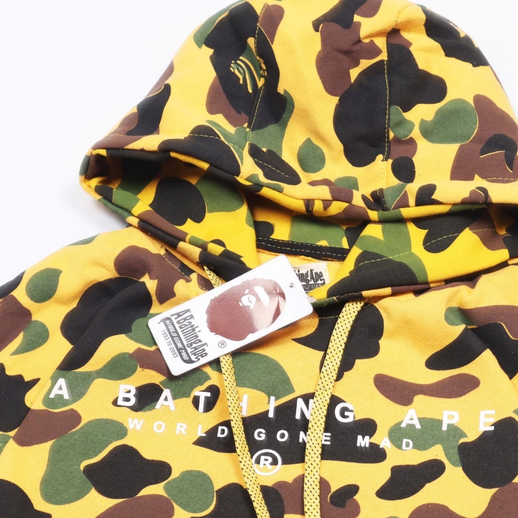 Jaket Sweater Hoodie BTHG APE WORLD CAMO – Edition Fashion Trendy Casual Pria Good Brand Quality Sty