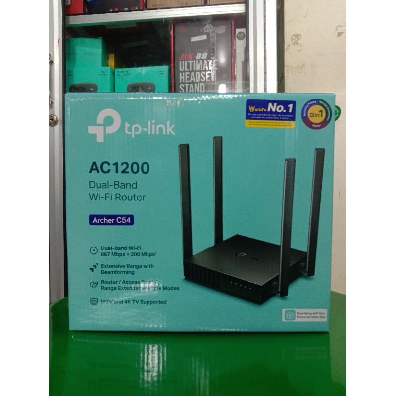 TP-LINK DUAL BAND WI-FI ROUTER AC 1200 ARCHER C-54