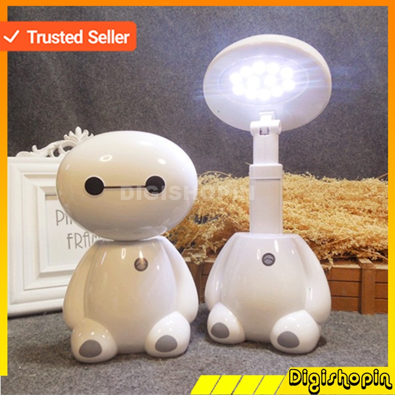 TaffLED Lampu LED Meja Kartun Baymax / Lampu Belajar Baymax Lampu Meja Komputer Laptop Lampu Office