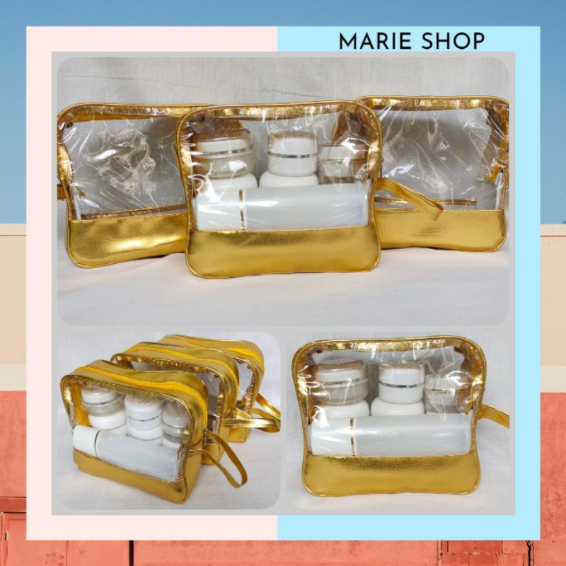 [ PRJ ] POUCH KOSMETIK - TAS KOSMETIK - POUCH MIKA TRANSPARANT