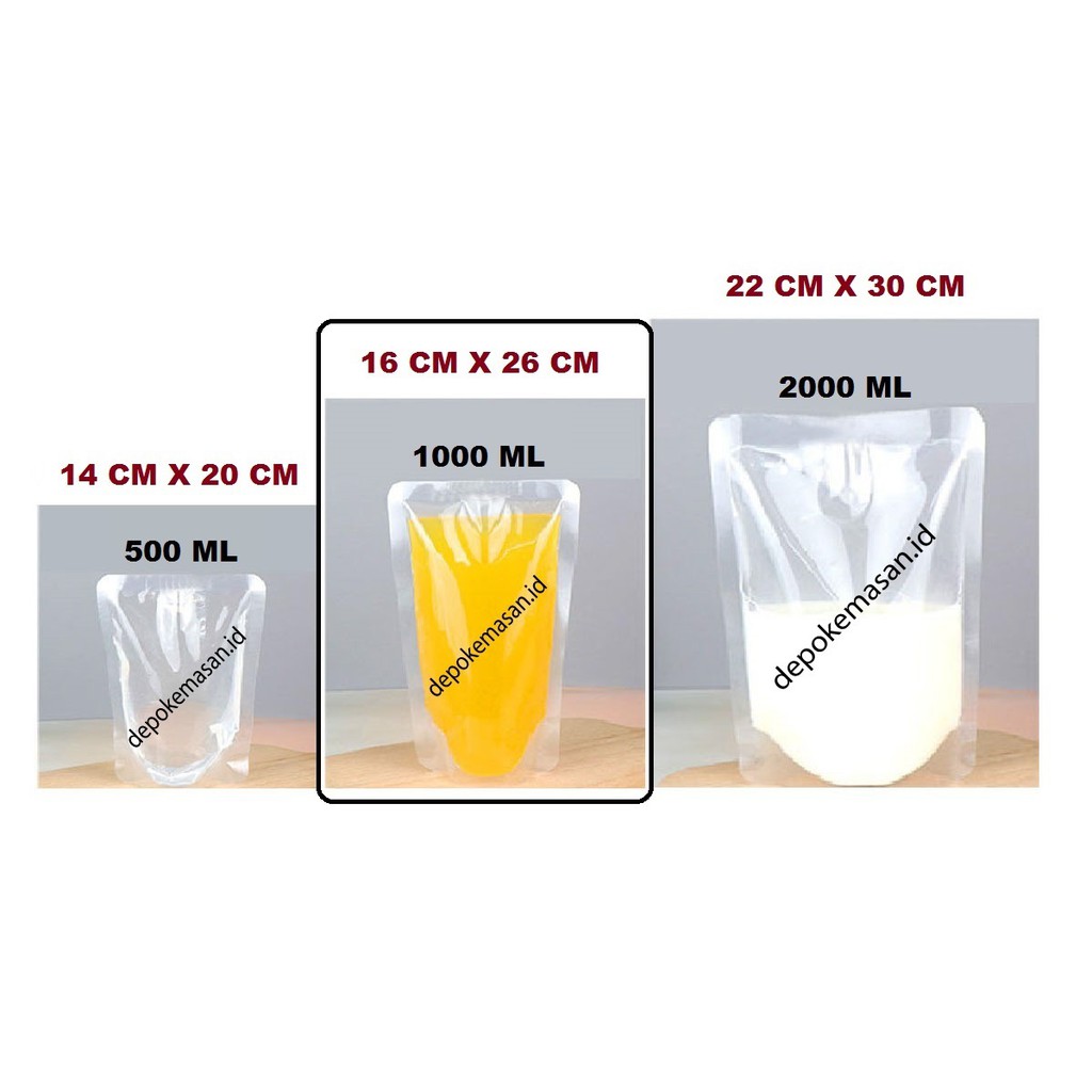 Standing Pouch Nylon 1 ltr 16x26