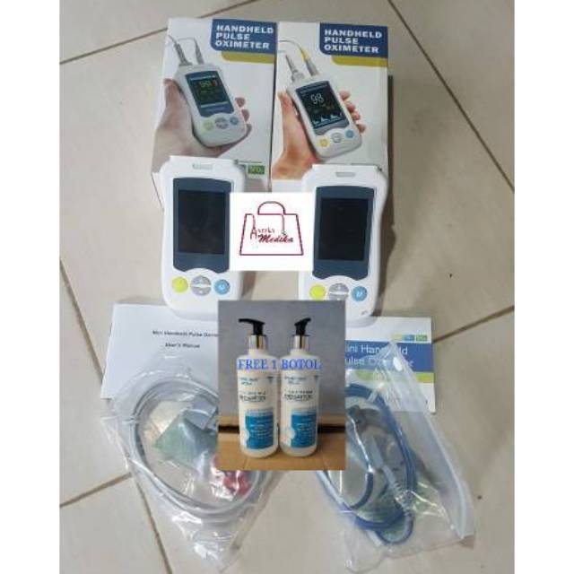 HAND HELD PULSE OXYMETER / HANDHELD PULSE OXYMETER free 3 SPO2 bayi anak dewasa