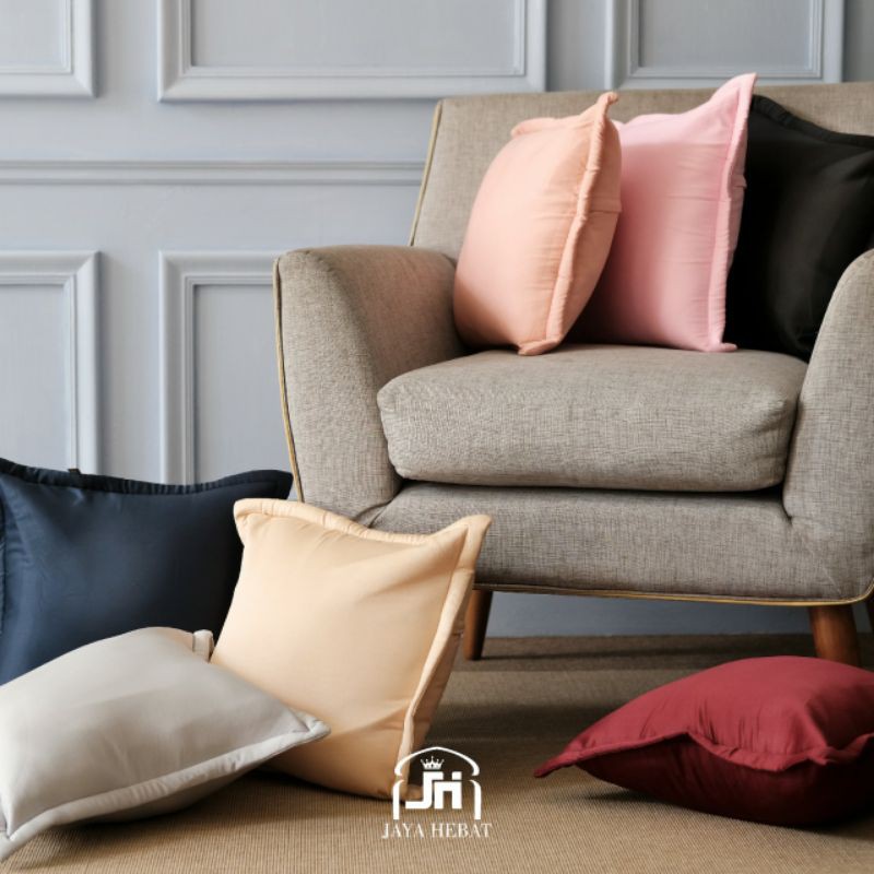 SARUNG BANTAL SOFA SATIN PREMIUM COVER BANTAL 40X40 MEWAH