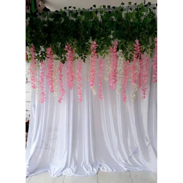 Backdrop dekorasi akad nikah, nikahan, lamaran, tunangan, ulang tahun, aqiqah