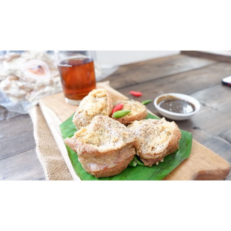 

Tahu Walik atau tahu terbalik dengan isian ayam Homemade Tanpa Pengawet