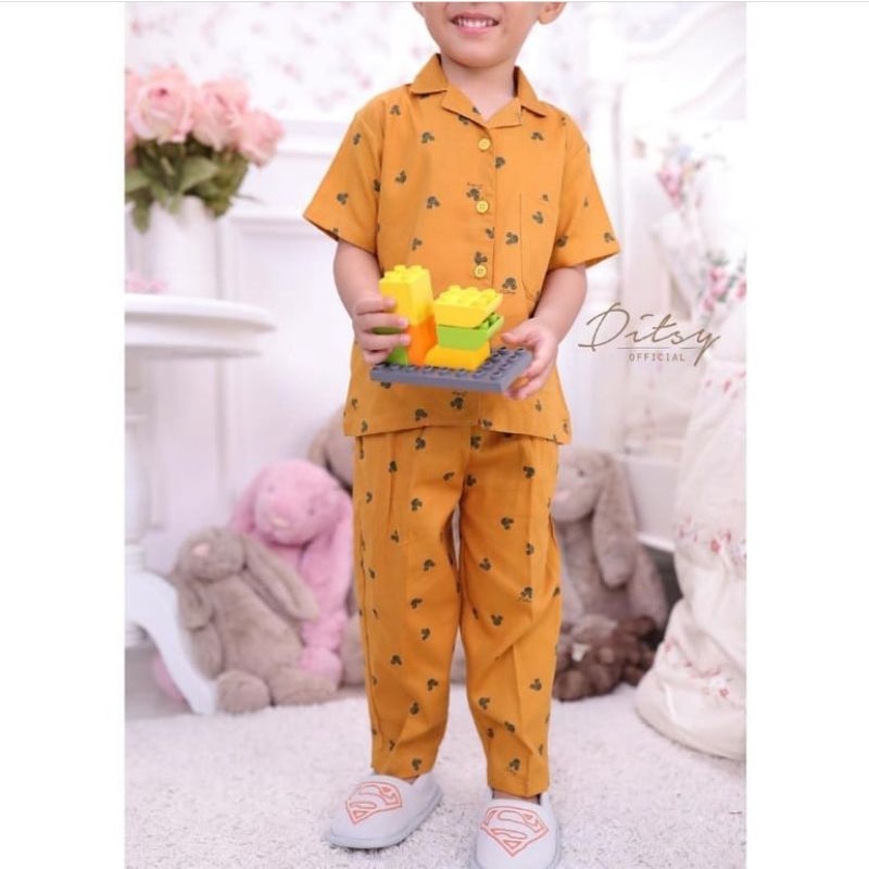 DITSY - LITTLE MICKEY SHORT PAJAMAS SIZE 6