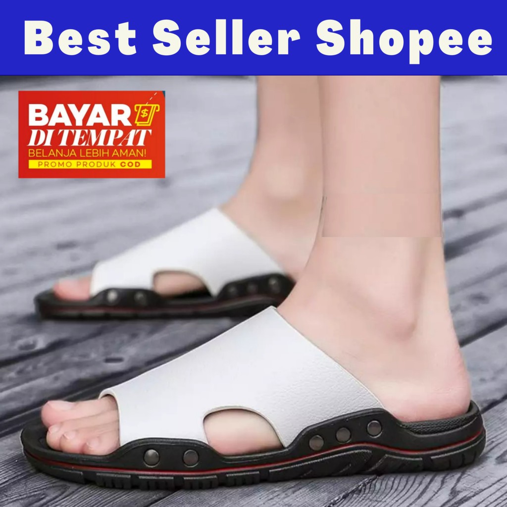 LUTTON - sandal pria tahan air - SANDAL SLOP TRES-3