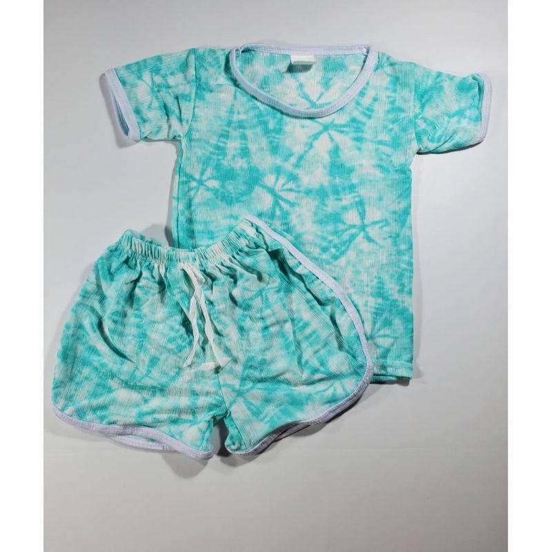 TYE DYE BAJU ANAK WARNA LUNTUR SET CEWE COWO