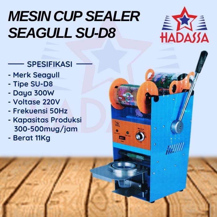 Mesin Cup Sealer Seagull SU-D8