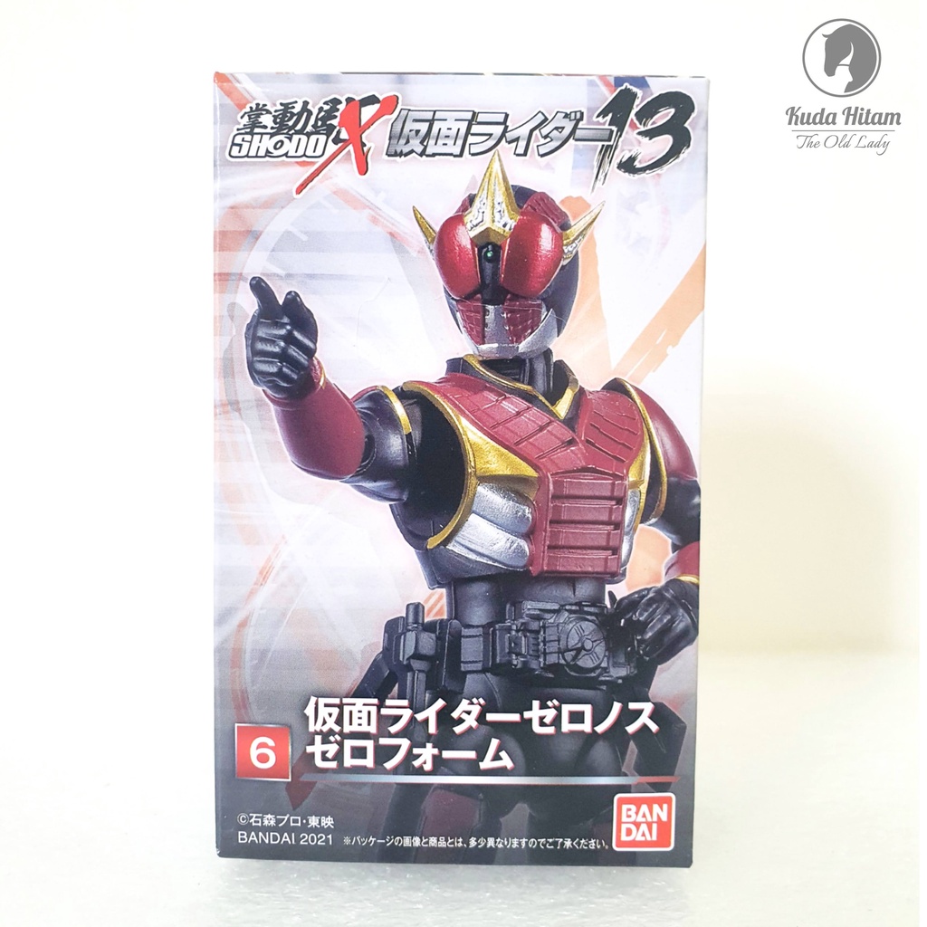 Shodo-X Kamen Rider 13 Den O Zeronos Zero Form