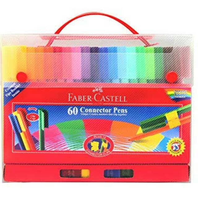 

Connector Pen Faber Castell 60warna / sepidol warna