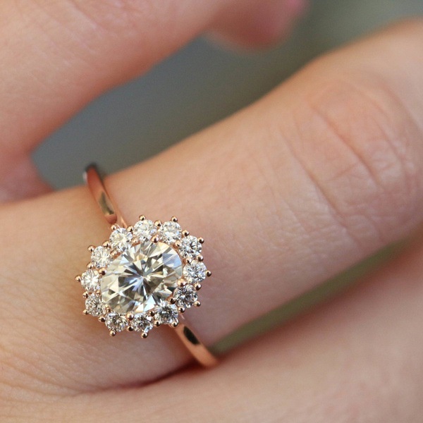 perak asli 925 cincin Wanita Fashion Perhiasan Kepribadian Sederhana CCB30