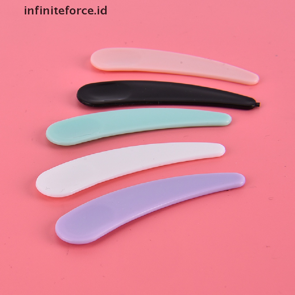 Infiniteforce.id 30Pcs / Set Sendok Spatula Masker Sekali Pakai Bahan Plastik Untuk Makeup / Kosmetik Wanita