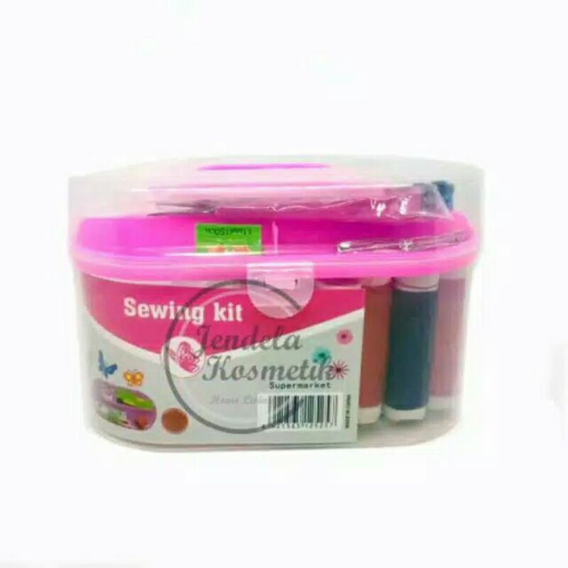 ⭐️ Jendela Kosmetik ⭐️ Set Alat Jahit 8 Benang / Sewing Kit Box / Alat Jahit Mini / Perlengkapan Alat Jahit