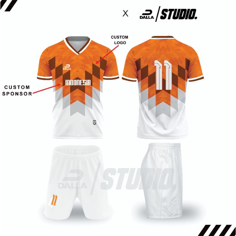 Jersey futsal Jersey sepakbola kaos futsal full printing design menarik bisa custom nama