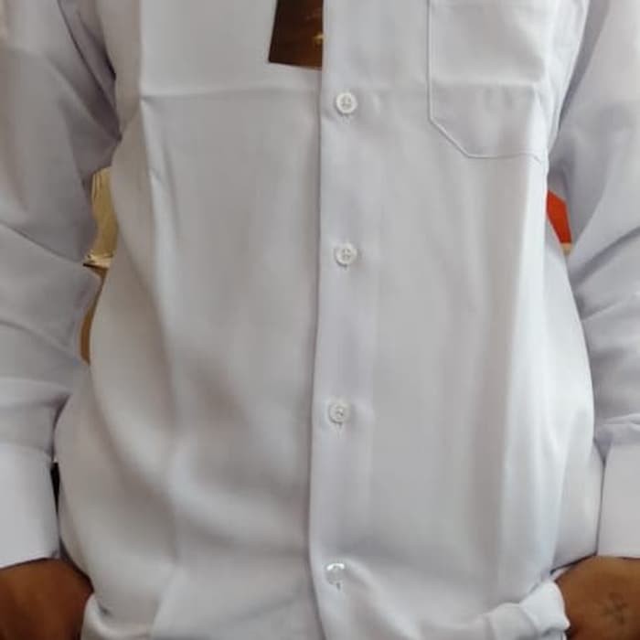 Kemeja  Lengan Panjang Putih Merk Felis - ailupao Murah