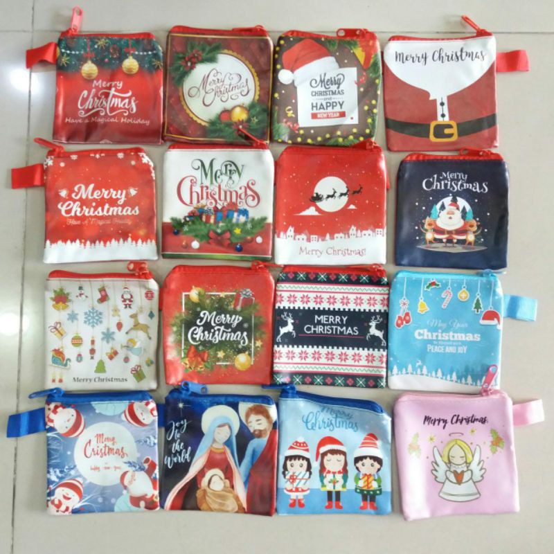 Dompet Souvenir Natal Sovenir Natalan Christmas Gift Hadiah Sekolah Minggu Aku Cinta Yesus Pouch