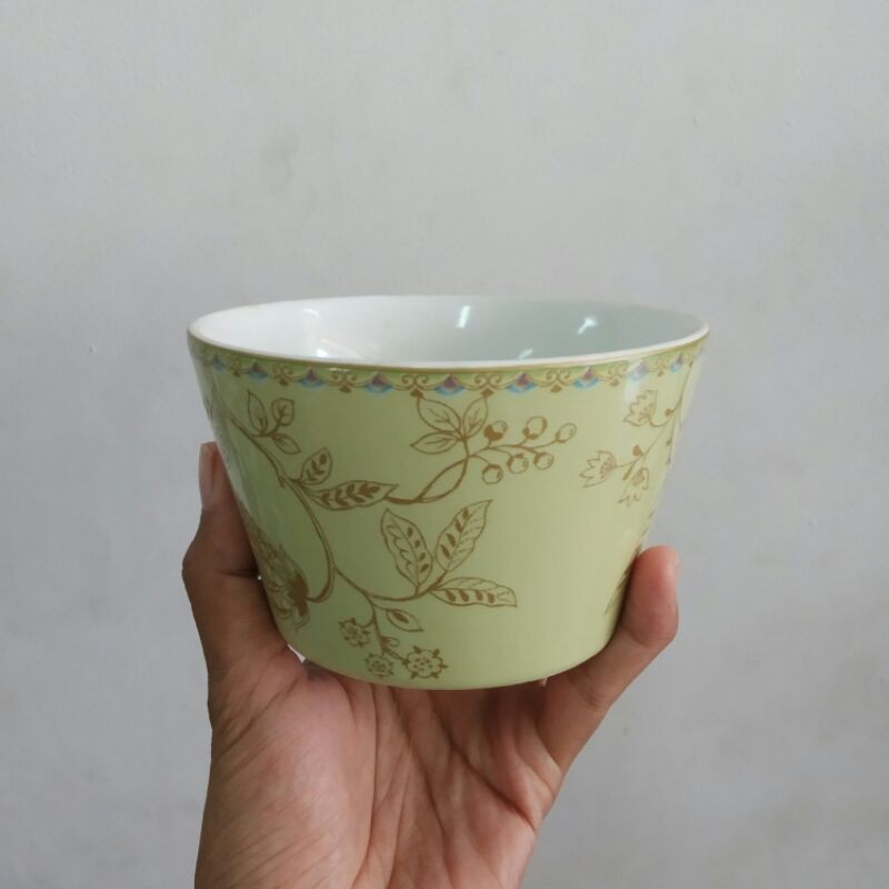 GREENTEA BOWL / MANGKOK KERAMIK / TABLEWARE / PIRING CANTIK SANGO