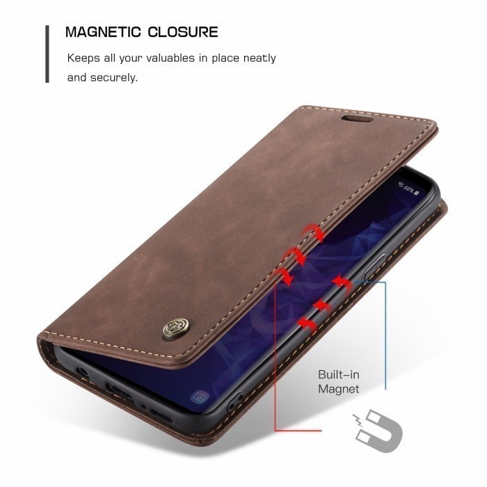 XIAOMI REDMI 9T LEATHER FLIP WALLET CASE DOMPET MAGNETIC COVER