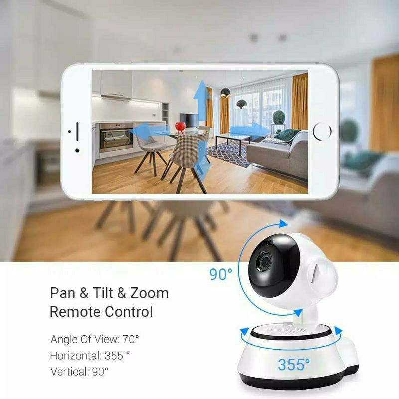IP Camera Wifi CCTV  V380 HD960P Q6 Wireless IP Kamera APP Control