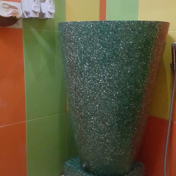 FALSH SALE Bak mandi uin teraso Bali tinggi - Hijau