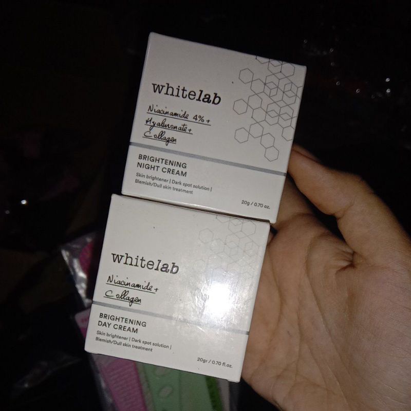 Whitelab Cream Paket whitelab day cream whitelab night cream