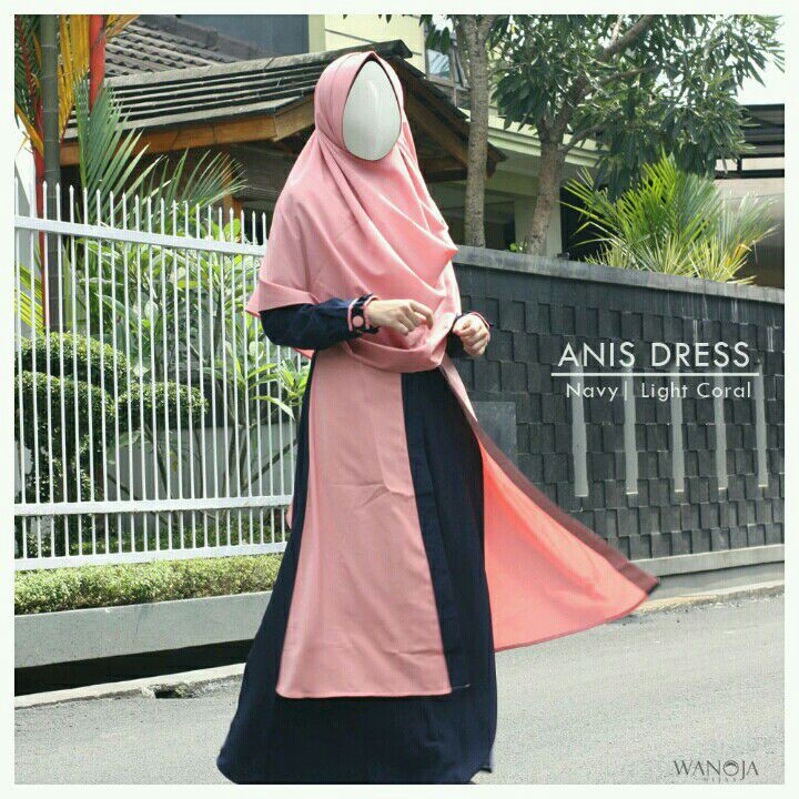 ANIS DRESS  || Gamis Syari Original by WANOJA HIJAB