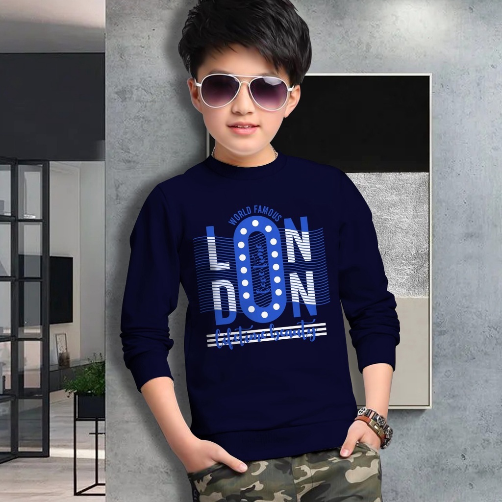 Switer London Terbaru / Sweater Anak Laki-laki /  Sweeter Gaming Bahan Babyterry / FLAVA_STORE