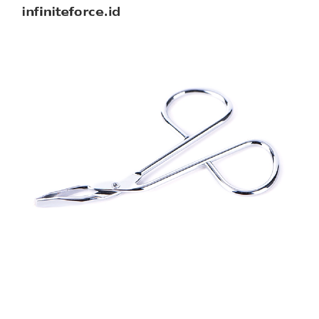 (Infiniteforce.Id) Gunting Alis Ujung Flat Bahan Stainless Steel