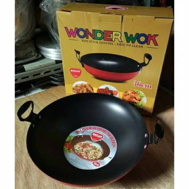 Wonder Wok Maspion Wajan Anti Lengket