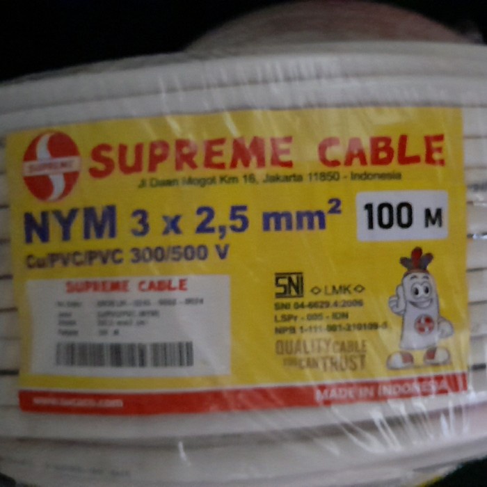 kabel supreme 3x2.5 100m meter