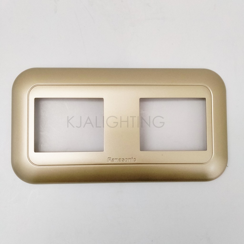 Panasonic Double Frame 4-GANG WEJ 78049 MYZ GOLD