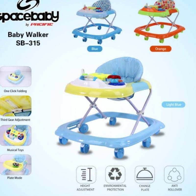 Space baby walker