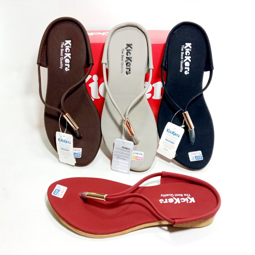 Kickers STB 01 Sandal Jepit Flat Wanita Size 37-40