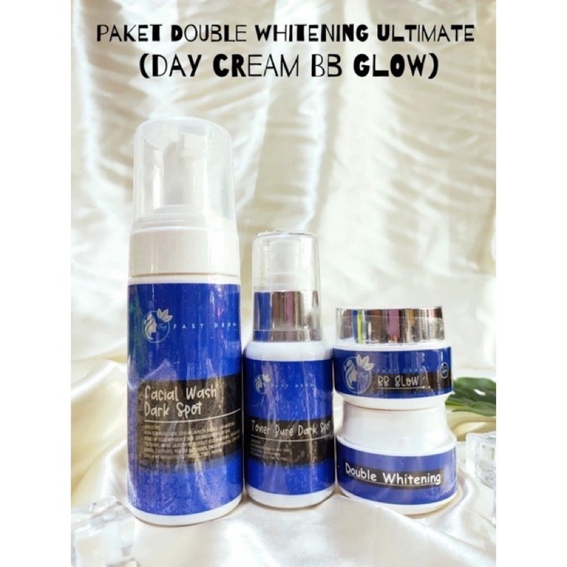 (ULTIMATE) FASTDERM ULTIMATE PAKET ACNE WHITENING ULTIMATE UNTUK KULIT BERJERAWAT - FASTDERM BIRU FA