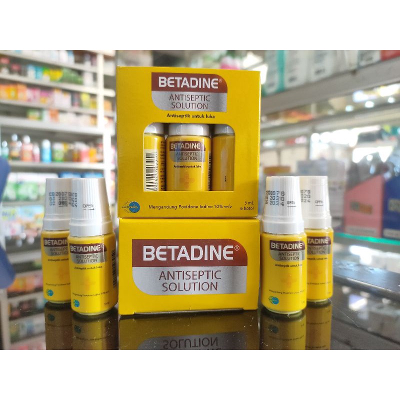 BETADINE SOLUTION 5 ML Betadin