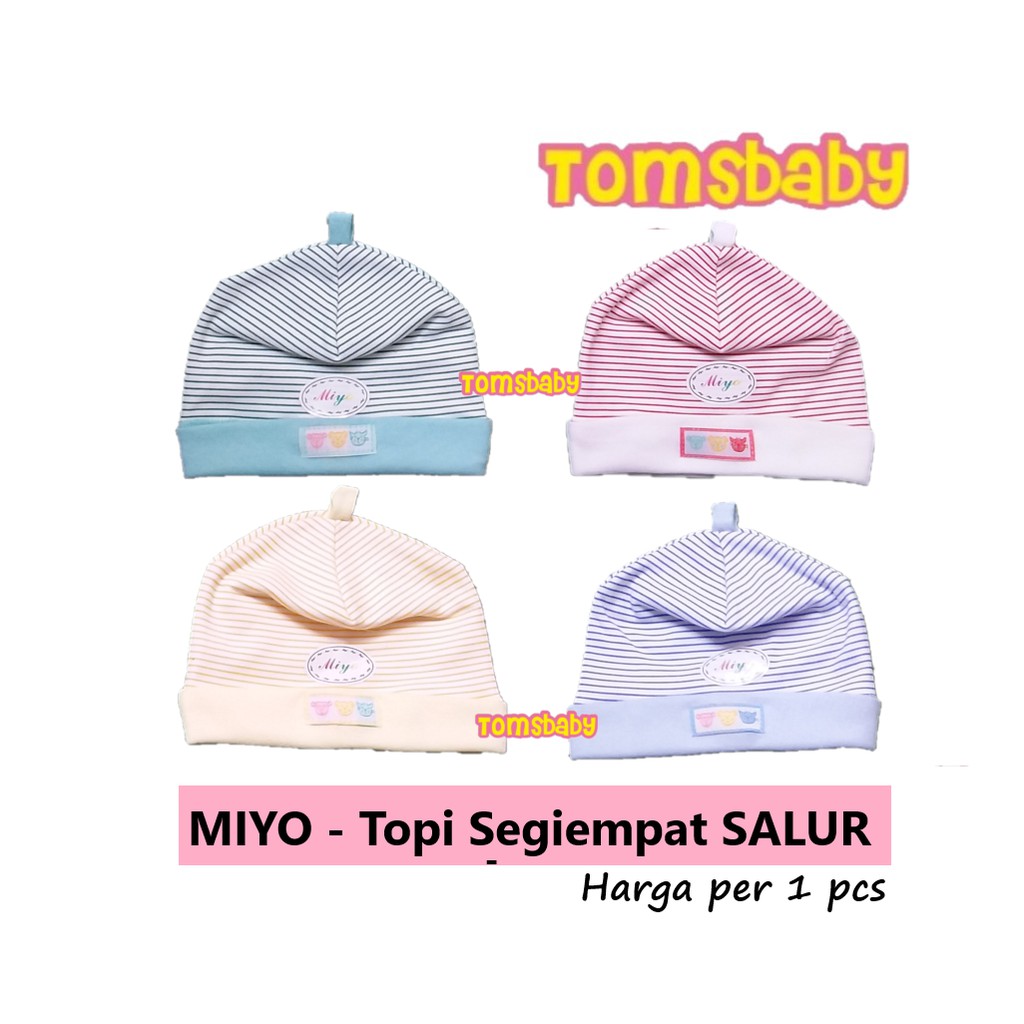 MIYO 1pcs Topi Segiempat SALUR