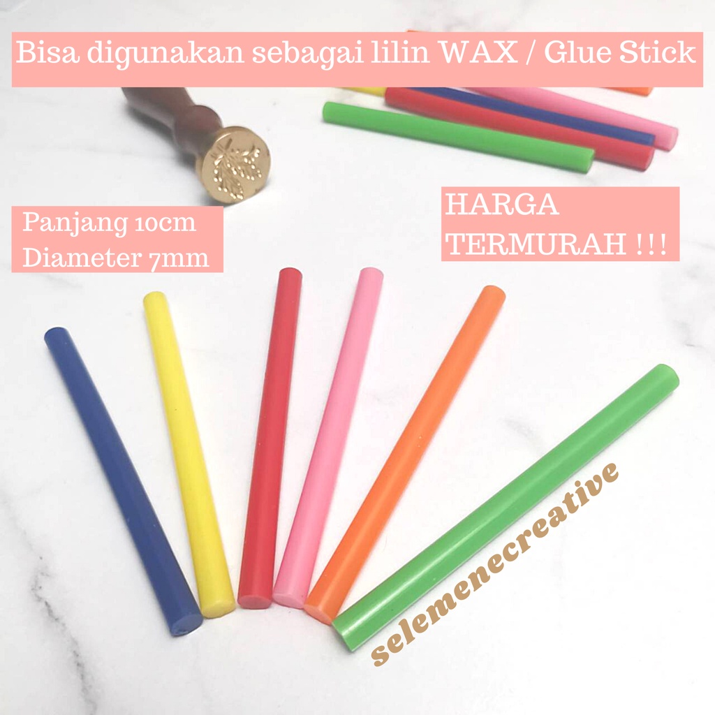 

Lilin Wax Warna Stamp / Glue Stick - Seal Wax Lilin Segel Undangan