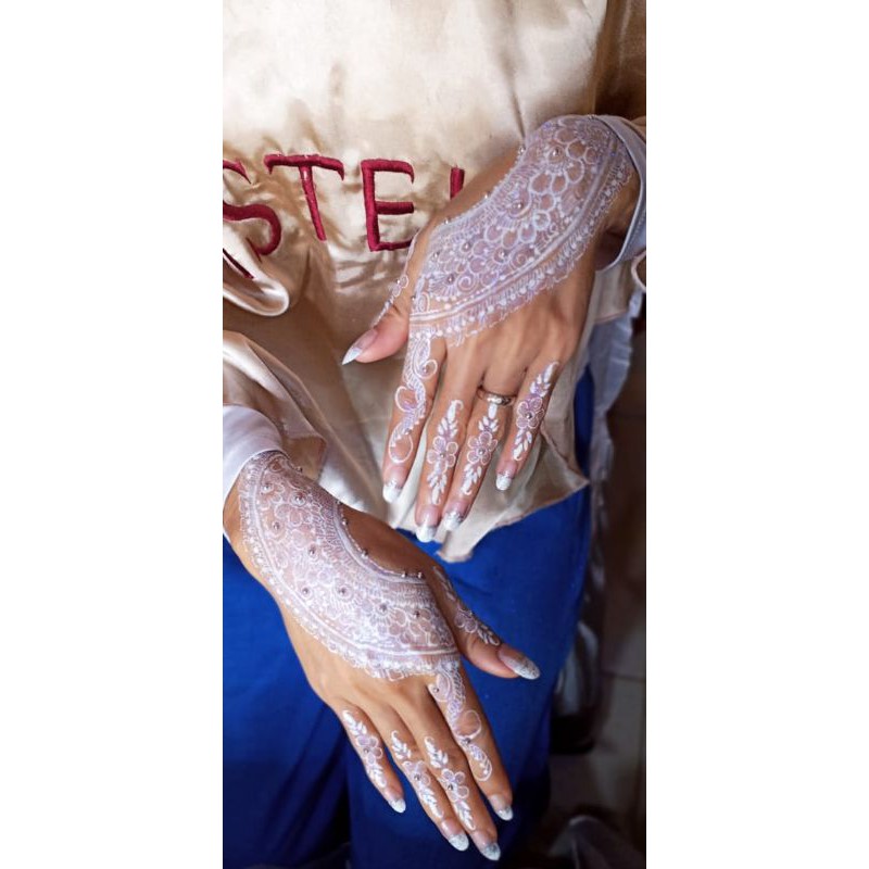 SERBUK GLITTER PUTIH VIOLET isi 50 GR | HENNA ART / NAIL ART