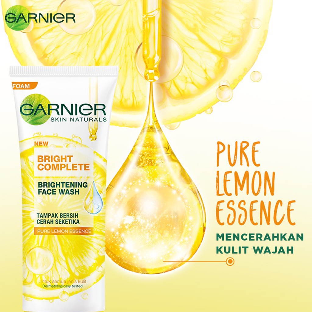 ❤ BELIA ❤ Garnier Light Complete Bright Complete Brightening Foam | Scrub | White Speed | Sabun Cuci Muka