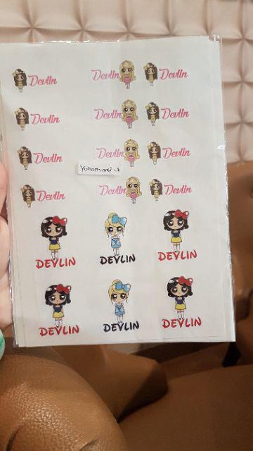 Taurielstore.id Botol Minum Custom Paw Patrol/monkey/minnie Mouse/mickey Mouse/my Little Pony/flower