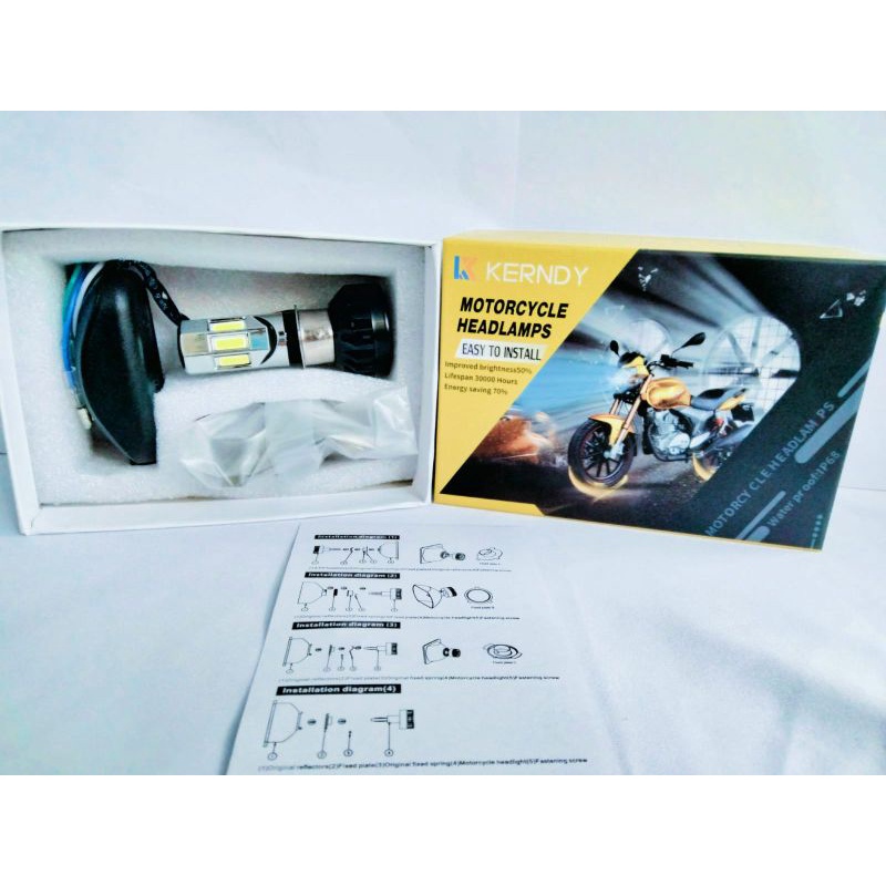 Lampu LED Motor Mobil KERNDY 3sisi/4sisi/6sisi AC&DC-1