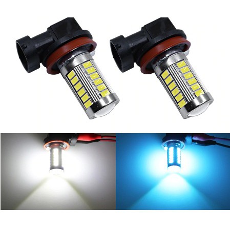 Lampu Foglamp H11 LED Bulb 16W 6000K Super Bright 5730 33 SMD 36 LED Fog Lamp Car Light