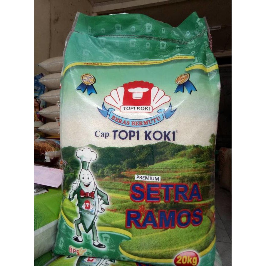 

PROMO ENAK BERAS CAP TOPI KOKI SETRA RAMOS 20 KG Terlaris