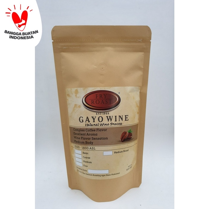 

t01thy Kopi Arabica Gayo Natural Wine Process 500 Gr Biji/Bubuk - Biji Ds20X11