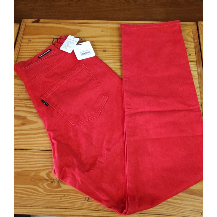 celana jeans thisisneverthat size M / this is never that washed regular jeans size M (fit to size 32