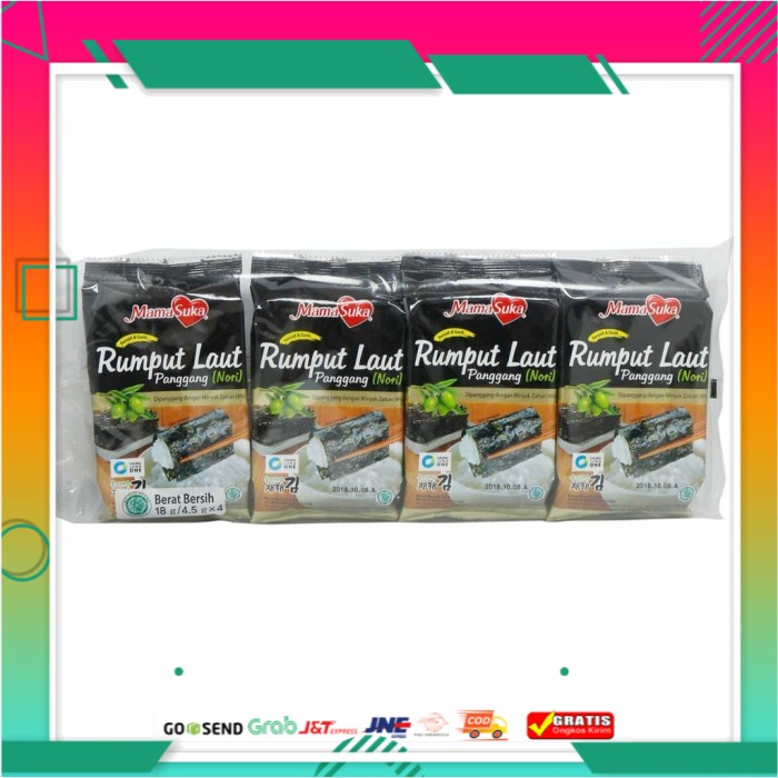 

Mamasuka Rumput Laut Panggang 4 x 4.5 g