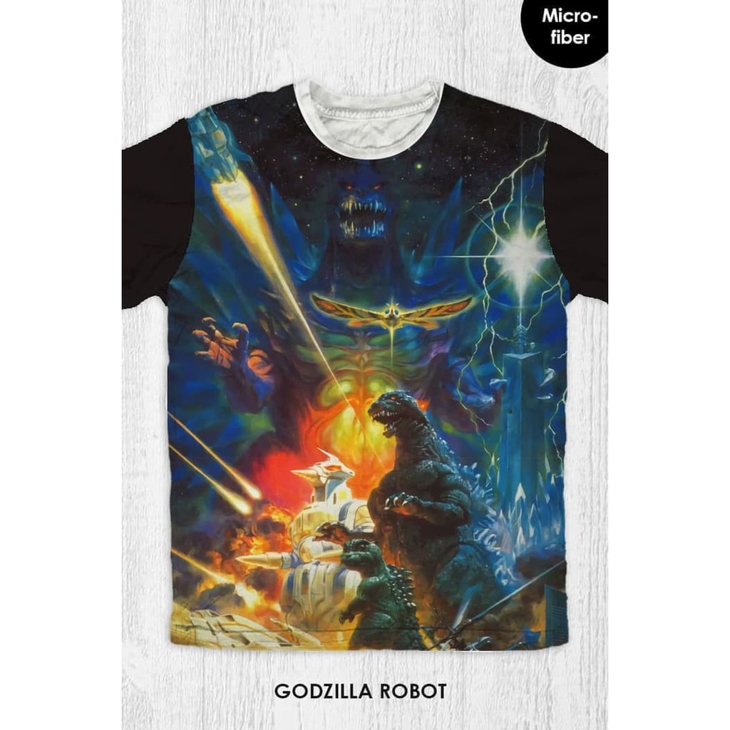 Baju Kaos Anak & Dewasa Godzilla - Godzilla Robot