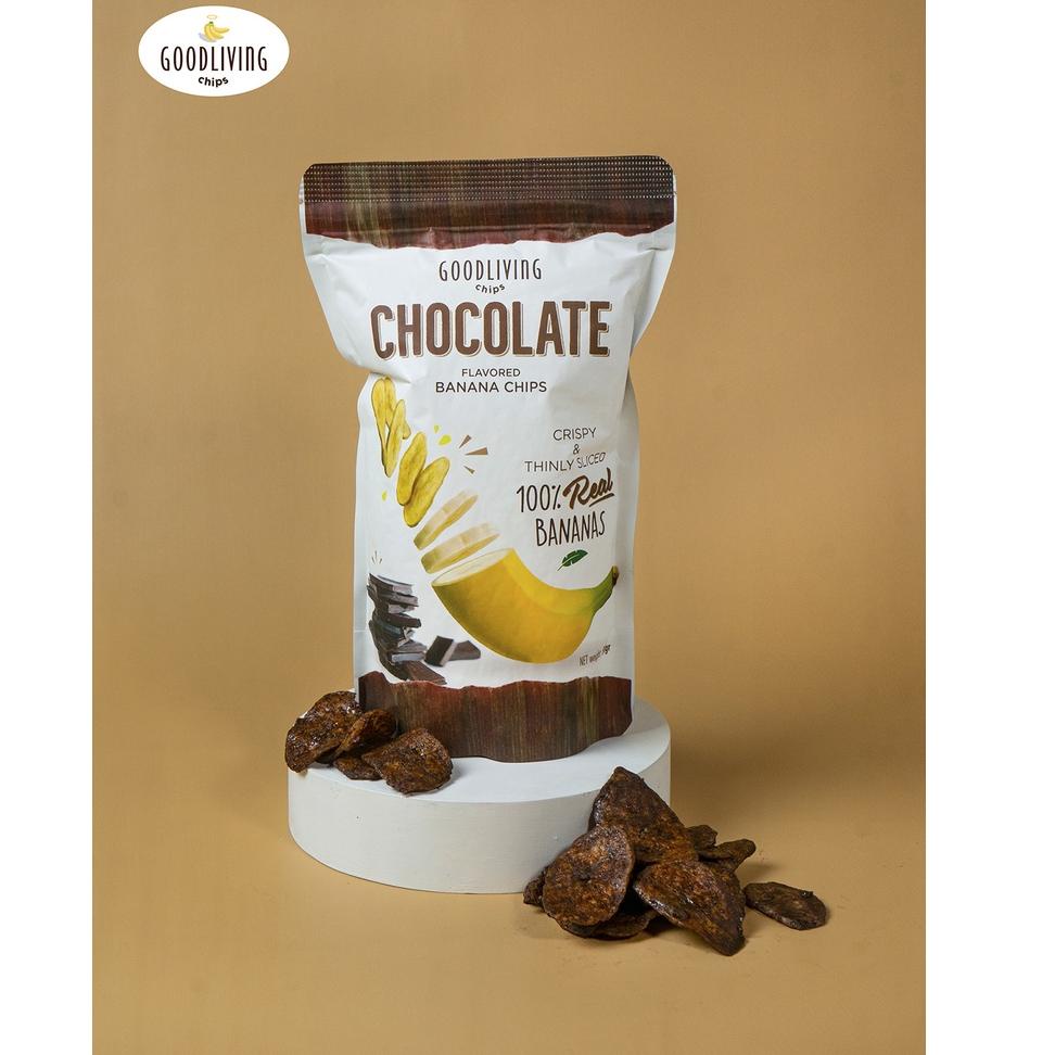

Ready Stok✱ 9APRJ Keripik Pisang Good Living Banana Chips Chocolate 55 gr 63 Buruan Beli