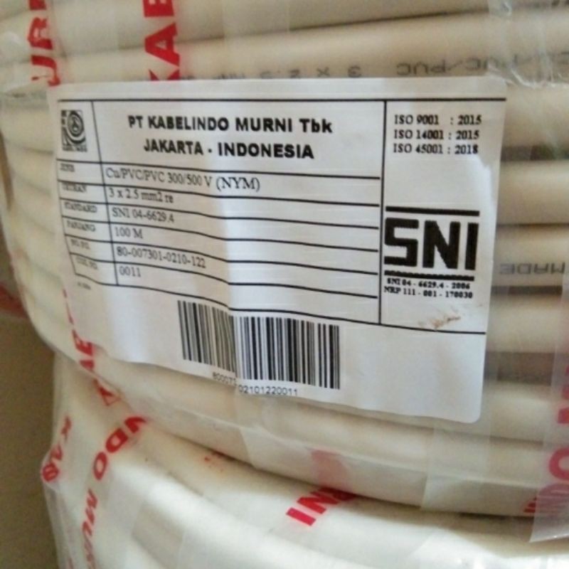 kabel NYM 3x2,5 kabelindo kabelmetal